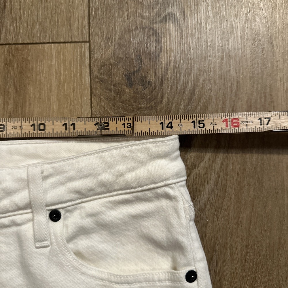 SLVRLAKE Womens Lou Lou Stretch White Jeans Size 27 White Made in USA - Picture 7 of 11